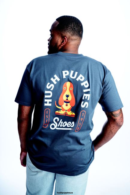 Hush Puppies Men\'s Modern Basset Hound Graphic Tee XXL4J365 T-Shirts
