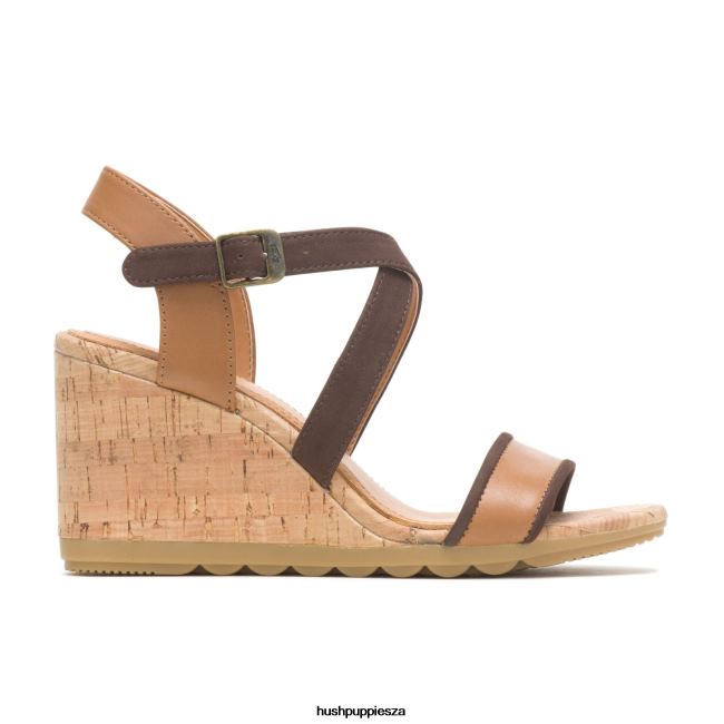 Hush Puppies Women\'s Pekingese Quarter Strap Sandal XXL4J107 Heels