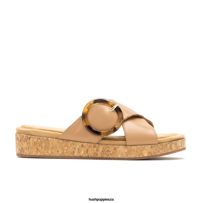 Hush Puppies Women\'s June Buckle Slide Sandal XXL4J10 Sandal