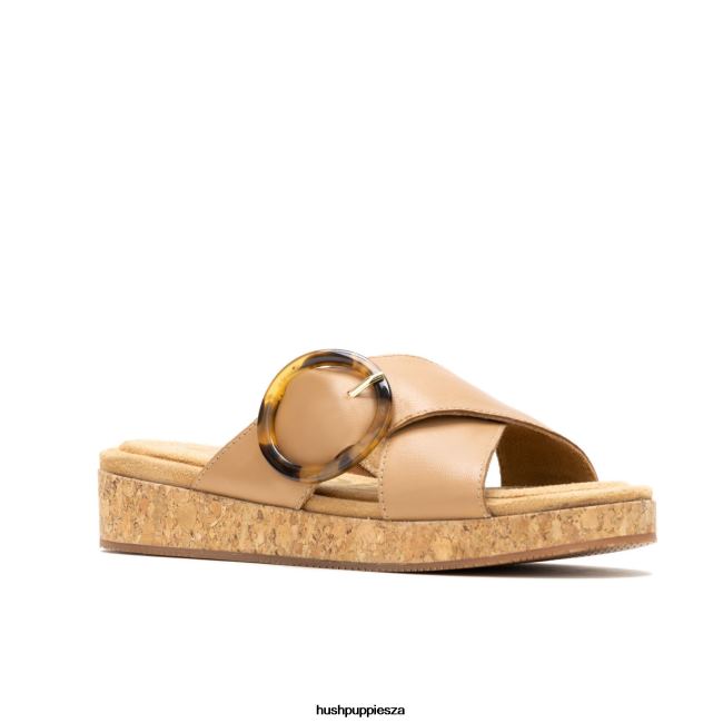 Hush Puppies Women\'s June Buckle Slide Sandal XXL4J10 Sandal
