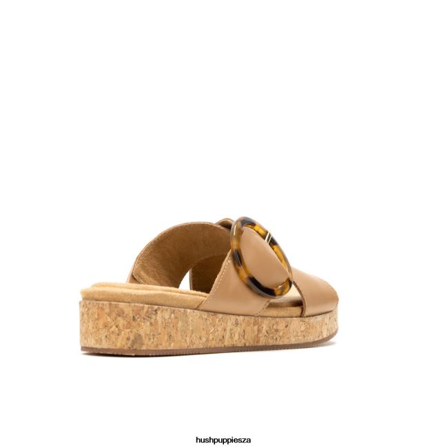 Hush Puppies Women\'s June Buckle Slide Sandal XXL4J10 Sandal