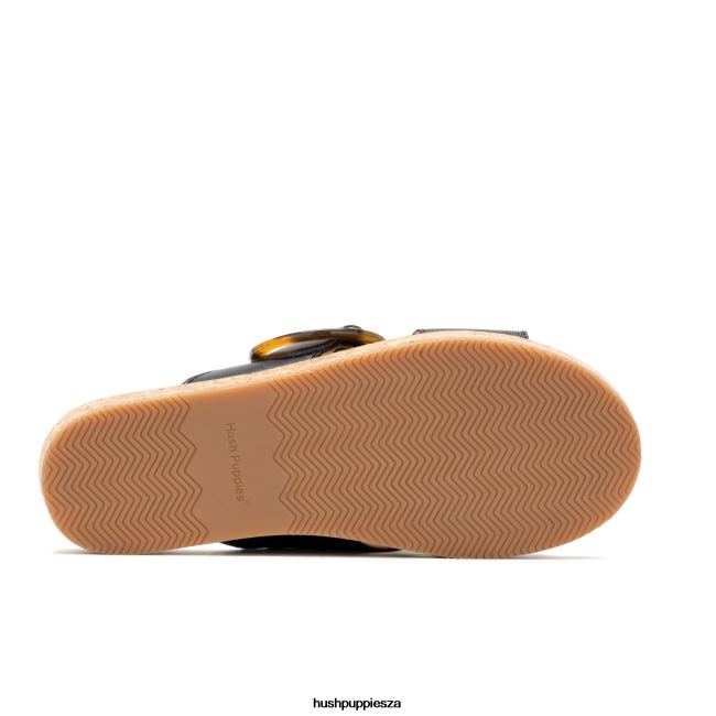 Hush Puppies Women\'s June Buckle Slide Sandal XXL4J1 Sandal