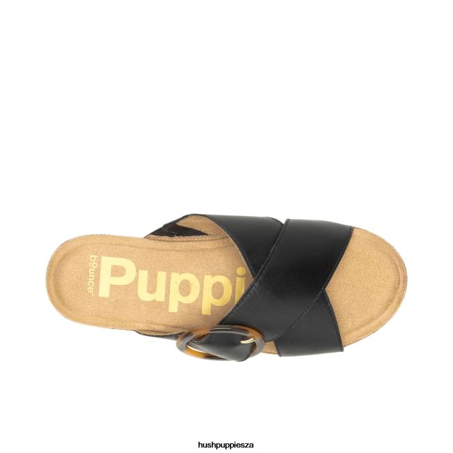 Hush Puppies Women\'s June Buckle Slide Sandal XXL4J1 Sandal
